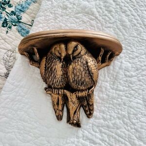 Vintage Antique Gold Bird Wall Decor